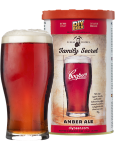 Coopers Family Secret Amber Ale Extract Can
