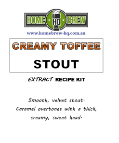 HQ Creamy Toffee Stout Recipe Kit