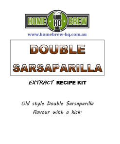HQ Double Sarsaparilla Recipe Kit