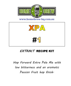 HQ XPA #1 Recipe Kit