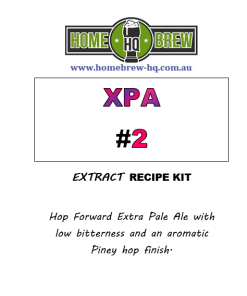HQ XPA #2 Recipe Kit