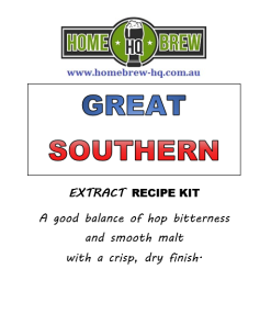 HQ Great Southern Recipe Kit