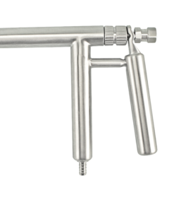 Stainless Steel Pluto Dispensing Gun with Barb Fitting