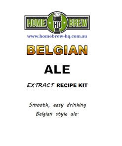 HQ Belgian Ale Recipe Kit