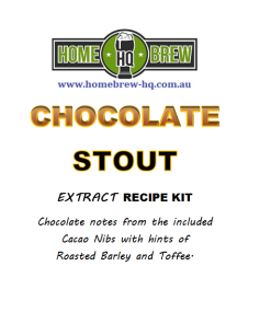 HQ Chocolate Stout Recipe Kit