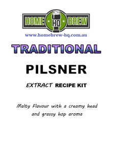 HQ Traditional Pilsner Recipe Kit