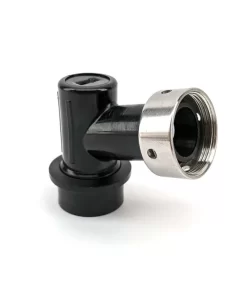 Ball Lock Disconnect (Black/Liquid) - With Integrated Tap Shank & Collar